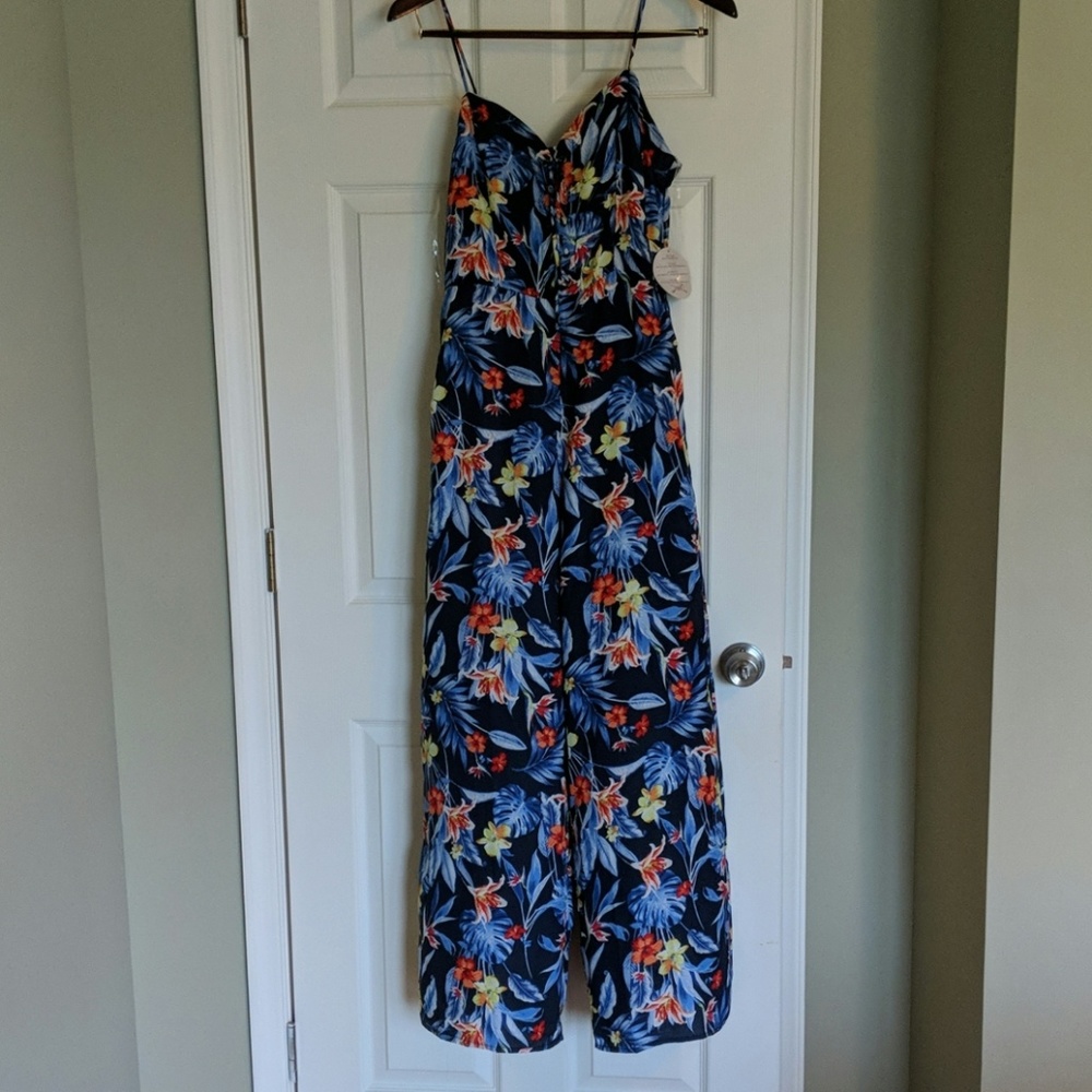 Floral Print Wide Leg Jumper